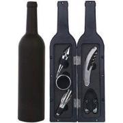 Decopatent® 6-Delige Luxe Wijnset in Wijnfles vorm - Wijn fles accesso...