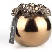 Villa Pottery  Gouden bloemenvaas Jolie  - 14x14x16