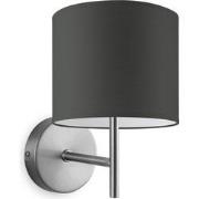 Moderne wandlamp Bling - antraciet - wandlamp Mati inclusief lampenkap...