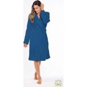 Badjas - Zydante Wellness - Katoen - Marine blauw M