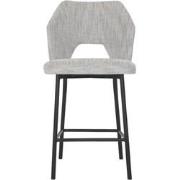 MUST Living Counter chair Bloom,100x54x57 cm, polaris light grey, seat...