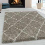 Tapijtenloods Harmony Soft Shaggy Hoogpolig Vloerkleed Beige- 280x370 ...