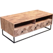 Benoa Jasmin 3 Drawer Coffee Table 120 cm