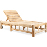 Benoa Ligstoel met Wielen Barney Teak