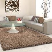 Tapijtenloods Basic Shaggy vloerkleed Caramel Hoogpolig- 80x250 CM