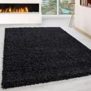 Tapijtenloods Basic Shaggy vloerkleed Antraciet Hoogpolig- 120x170 CM