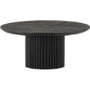 Salontafel Ø90, Acacia Black