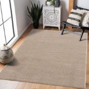 Tapijtenloods Uni Effen Laagpolig Vloerkleed Modern Beige- 350x450 CM