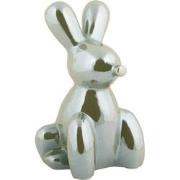 Ornament Balloon Bunny Groot - Groen - 12.7x11.5x20cm