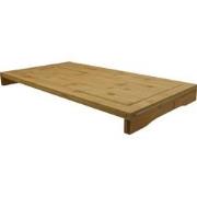 4cookz® Snijplank Verhoogd Bamboe en afdekplaat 52x28x4,3cm