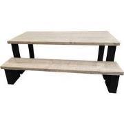 Wood4you - New England combideal  Eettafel + Bank