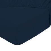 Dubbel Jersey Topper Hoeslaken - Navy - 160x200 cm - Jersey - Villa Pa...