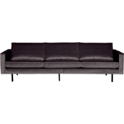 BePureHome Rodeo 3-Zitsbank - Velvet - Antraciet - 85x277x86