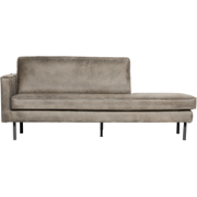 BePureHome Rodeo Daybed Links - Eco-leder - Elephant - 85x203x86