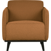 BePureHome Statement Fauteuil - Polyester - Butter - 77x72x93