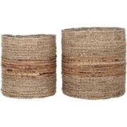 MUST Living Baskets Carvoeiro large, set of 2,32xØ30 cm / 30xØ26 cm