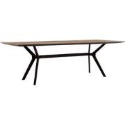 DTP Home Dining table Metropole rectangular,78x200x95 cm, recycled tea...