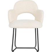 MUST Living Arm chair Vista,81x60x59 cm, bouclé natural