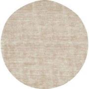 MUST Living Carpet La Belle round large,Ø250 cm, beige, 100% viscose