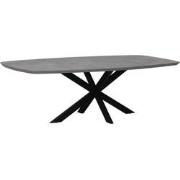 DTP Home Dining table Vito Danish oval 225 DUSK,76x225x105 cm, mortex