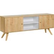 Buffet met 2 deuren en centrale plank L179,5 cm - NATURE