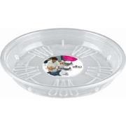 3 stuks - Elho Uni-schotel rond 28cm transparant - elho