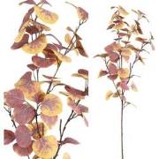 PTMD Leaves Plant Cotimus Kunsttak - 51 x 29 x 90 cm - Geel/roze