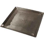 PTMD Pearce Vierkant Plateau - 47 x 47 x 3 cm - Aluminium - Zilver