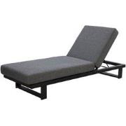 Kazoku lounger alu black/panther black