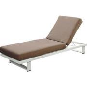 Kazoku lounger aluminium salix terracotta AW