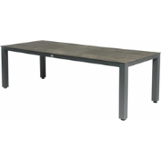 Briga Dining Table Trespa Top Forest Grey 240 x 100 cm Charcoal Frame