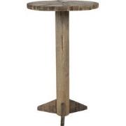 Clayre & Eef Bijzettafel  Ø 38x62 cm Bruin Hout Rond