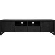 Starfurn Tv meubel Boaz Black | 200 cm | met deuren en lades
