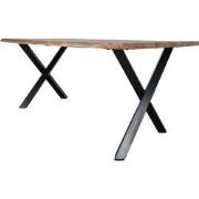 Eettafel Pluma 200 cm - Boomstamblad