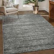 Relax Oslo - Laagpolig Effen Vloerkleed - Modern Tapijt - Grijs- 80x30...