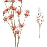 PTMD Twig Plant Toverhazelaar Kunsttak - 70x25x125 cm - Oranje/rood