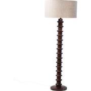 Vloerlamp Walnoot - 55cm - Hout - Tafellamp Alice