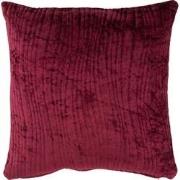 J-Line - Kussen Golf Vierkant Viscose Paars - 45x45x4cm