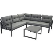 SenS-Line - Elba Loungeset - Aluminium - 3-delig - Grijs