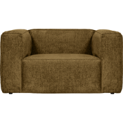 WOOOD Bean Fauteuil - Structure Velvet - Spices - 74x146x98