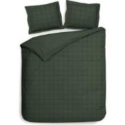 Heckett & Lane Dekbedovertrek Diamante Calla Green 200 x 200 220 cm + ...