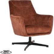 Draaifauteuil Toby 75x80x85 cm