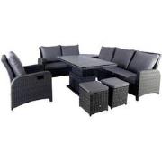 Loungeset Allentown Midnight Grey