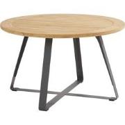 Taste Basso Dining Tafel Teak Antracite dia. 130 cm