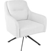 Fauteuil Draaibaar - Stof Beige - 75x70x85cm - Matthias