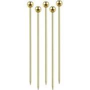 RVS Luxe Cocktail Picks Goud -Tapas prikkers, Set 4 stuks