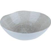 PTMD Mavry Schaal - 16 x 16 x 4 cm - Porselein - Creme