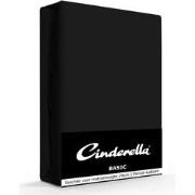 Cinderella Basic Hoeslaken Black-180 x 210 cm