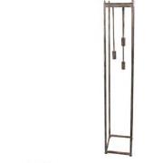 Clayre & Eef Vloerlamp  21x21x121 cm Koperkleurig Metaal Staande Lamp