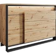 Meubella Dressoir Quincy - Eiken - 130 cm